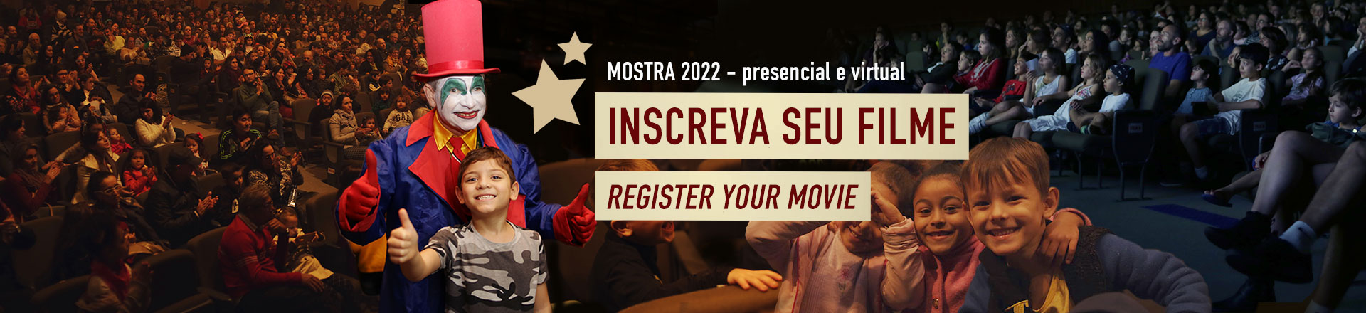 banner inscrições abertas Mostra 2022 - inscreva seu filmes / register your movie